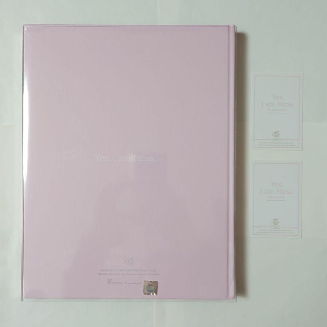 TWICE ミナ Yes I am MINA 写真集 トレカ 2枚付き