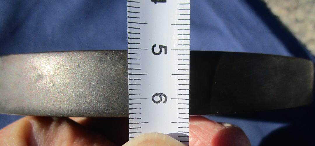 古鏡　円鏡　天下一　蓬莱さんの図柄　室町後期から江戸初期　時代の鏡　1枚