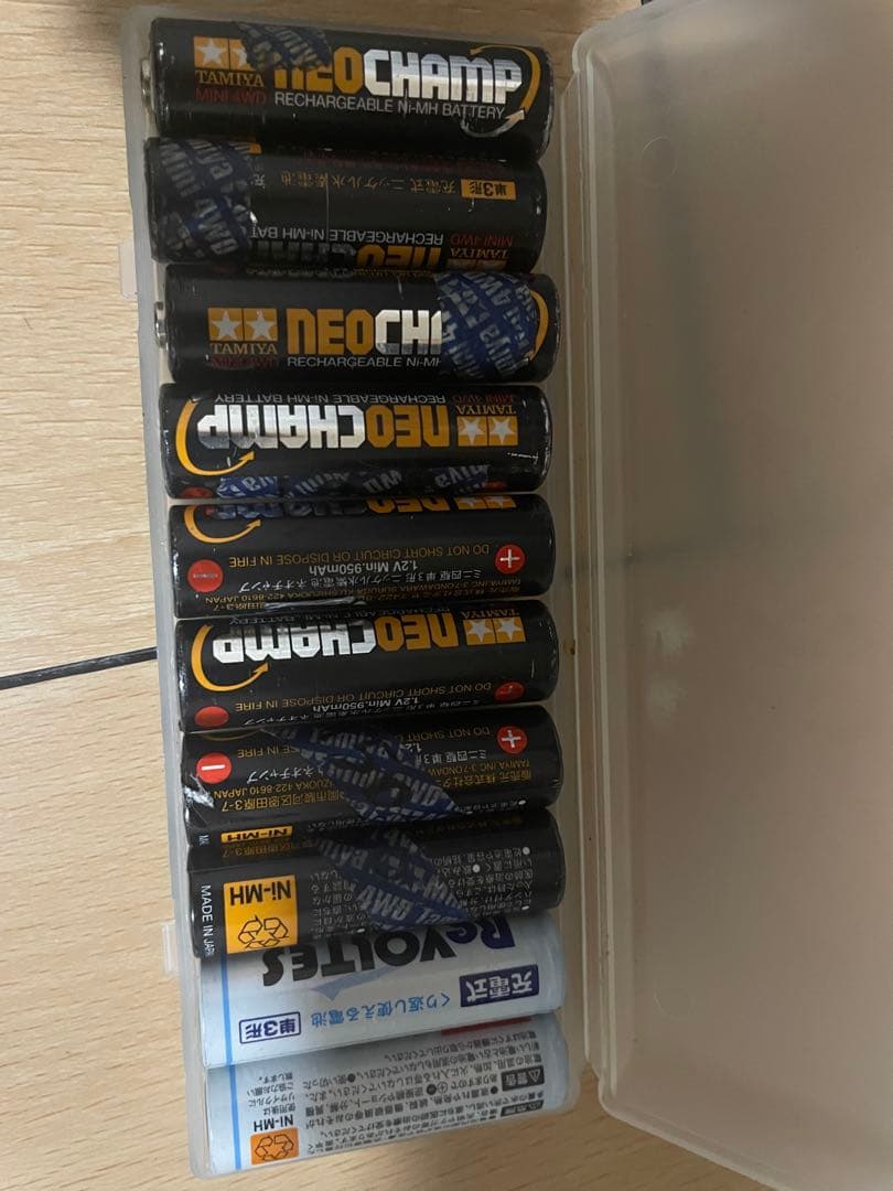 ミニ四駆 引退セット 3段ケース付き パーツ多数