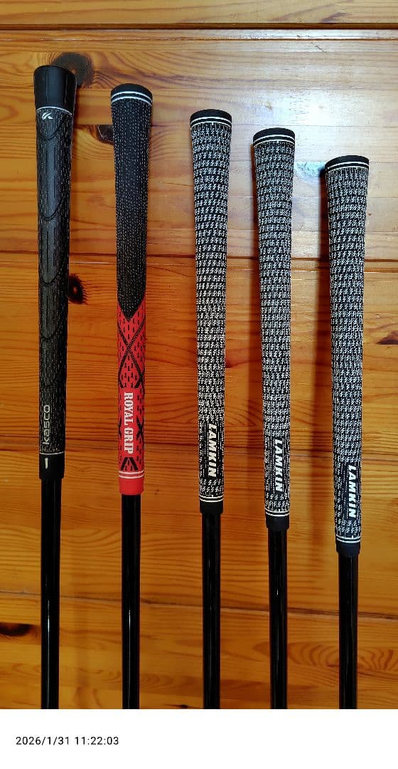 キャスコ パワートルネードアイティリティ 555~999 5本 4本リグリップ済