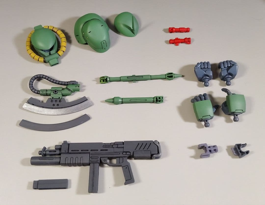 RE 1/100 ザクⅡ改 ザクFz 改修 全塗装 完成品 ポケットの中の戦争