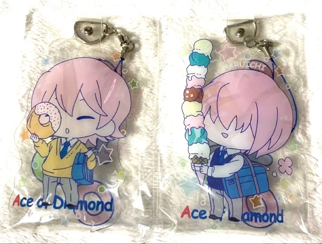 【新品・未使用】ダイヤのA きゃらびにストラップ　BOX 6種　フルコンプ