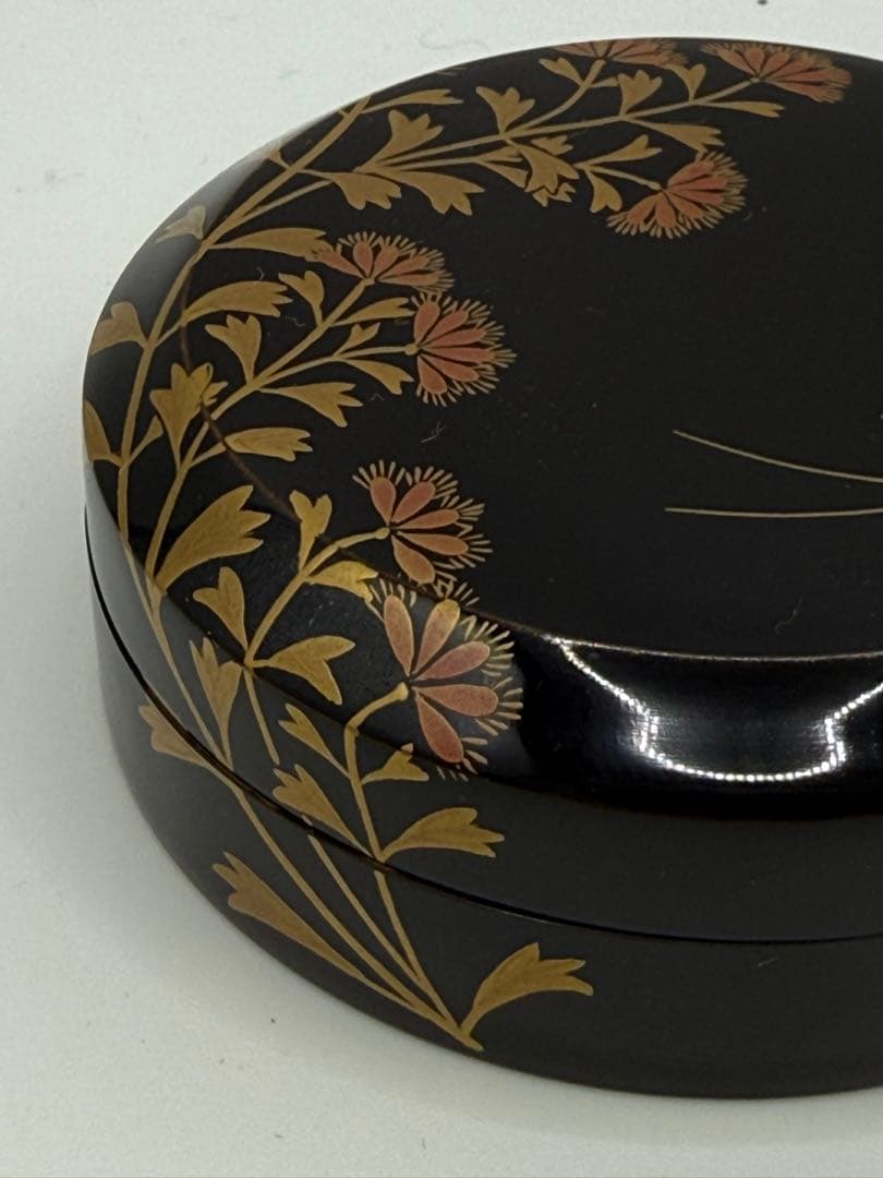 お茶道具　香盆　蒔絵　在名