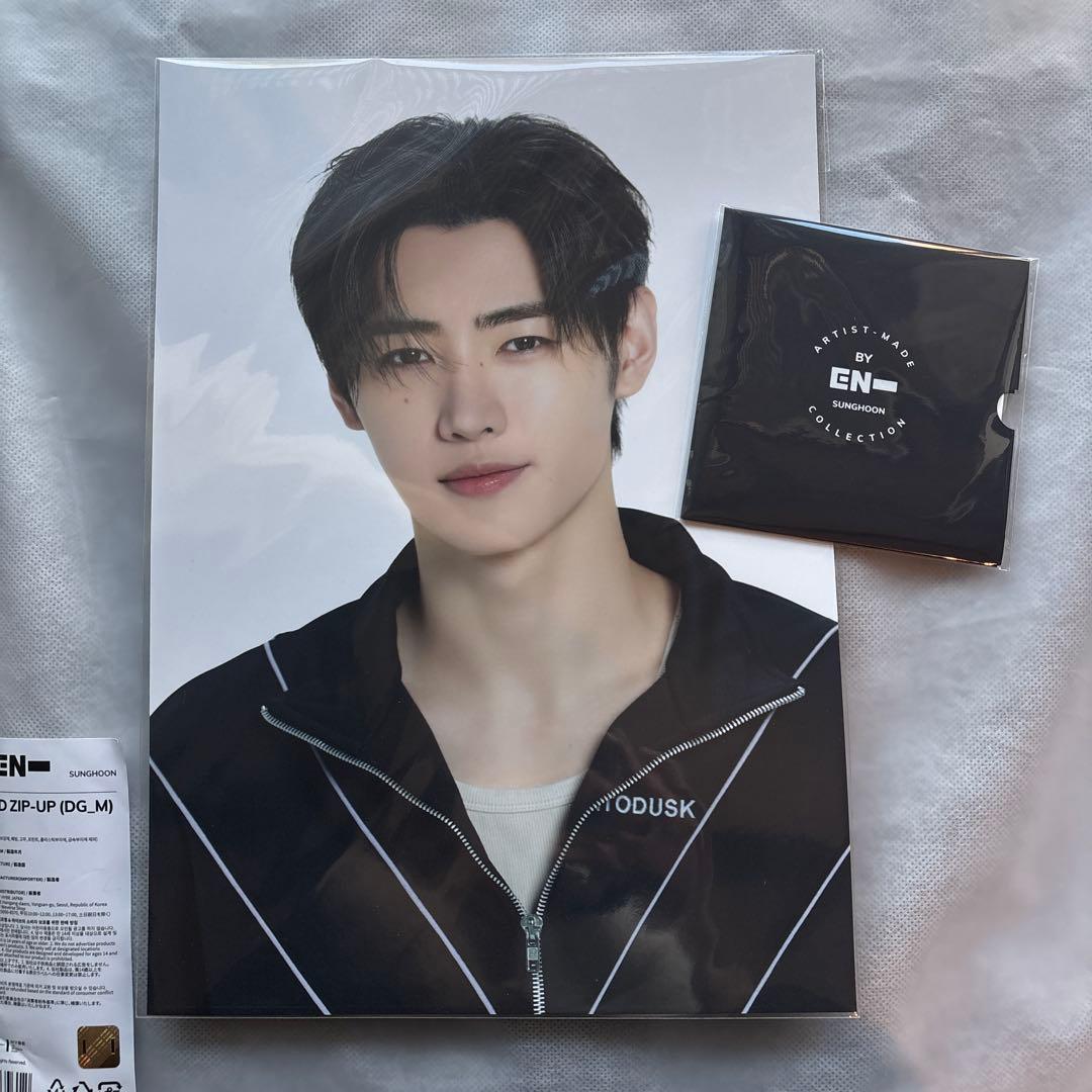 新品☆ENHYPEN アーティストメイド☆ソンフン☆フーディー☆パーカー