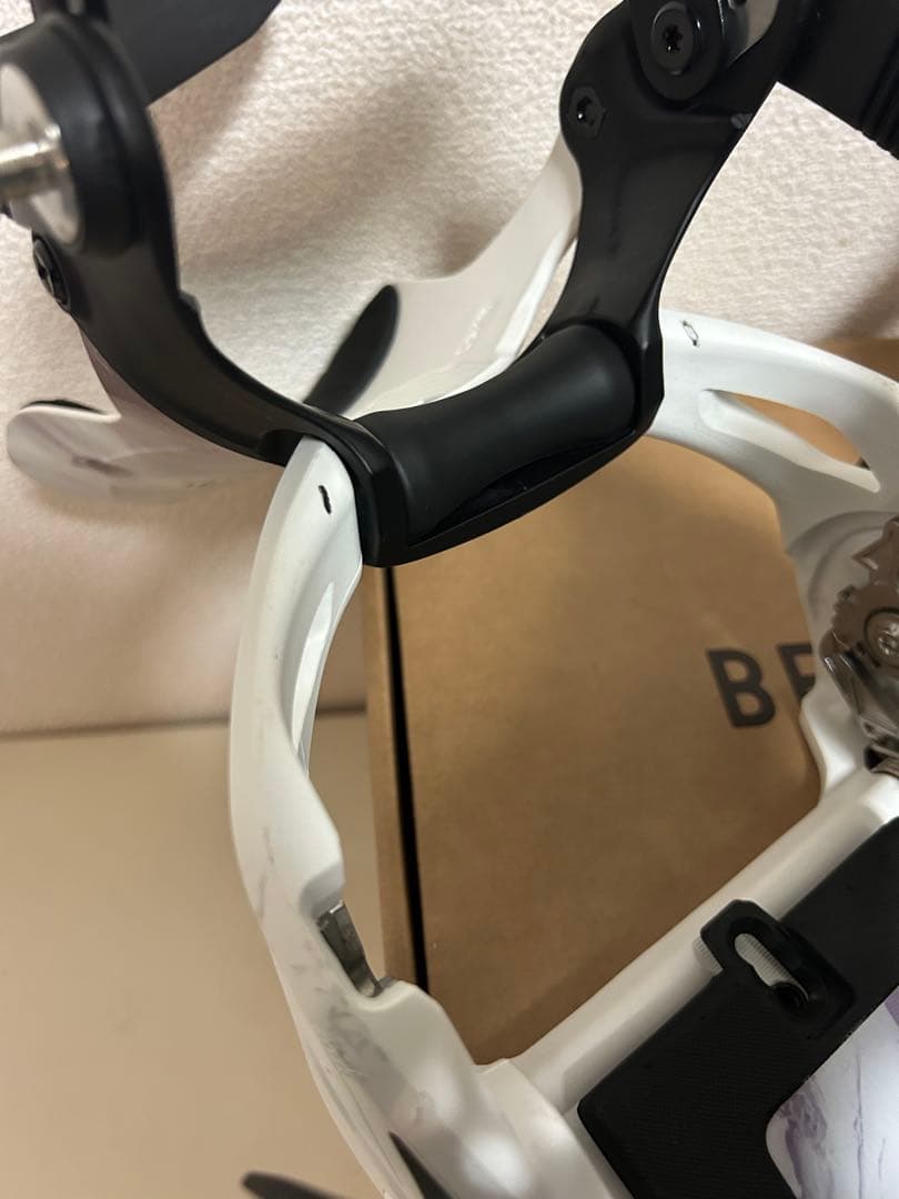 【美品】BENT L SUPERMATIC ビンディング ホワイト