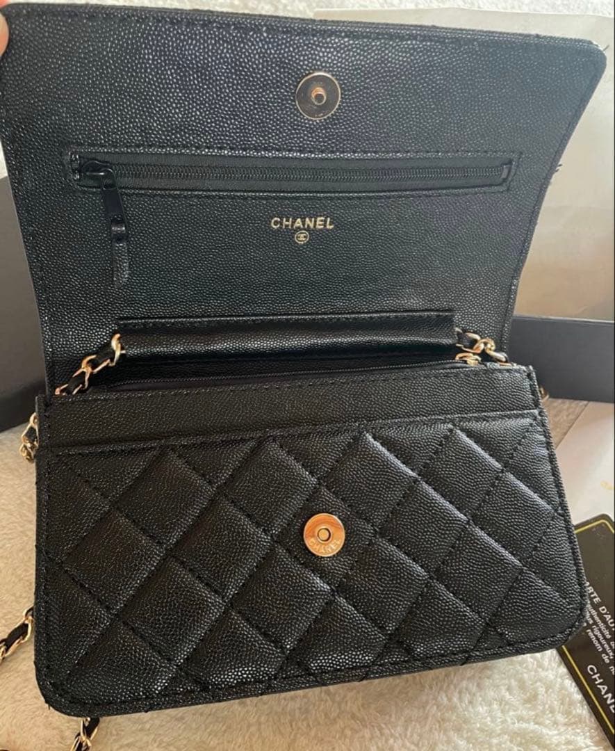 在庫ラスト✨CHANEL チェーンウォレット　キルティングショルダー　ノベルティ