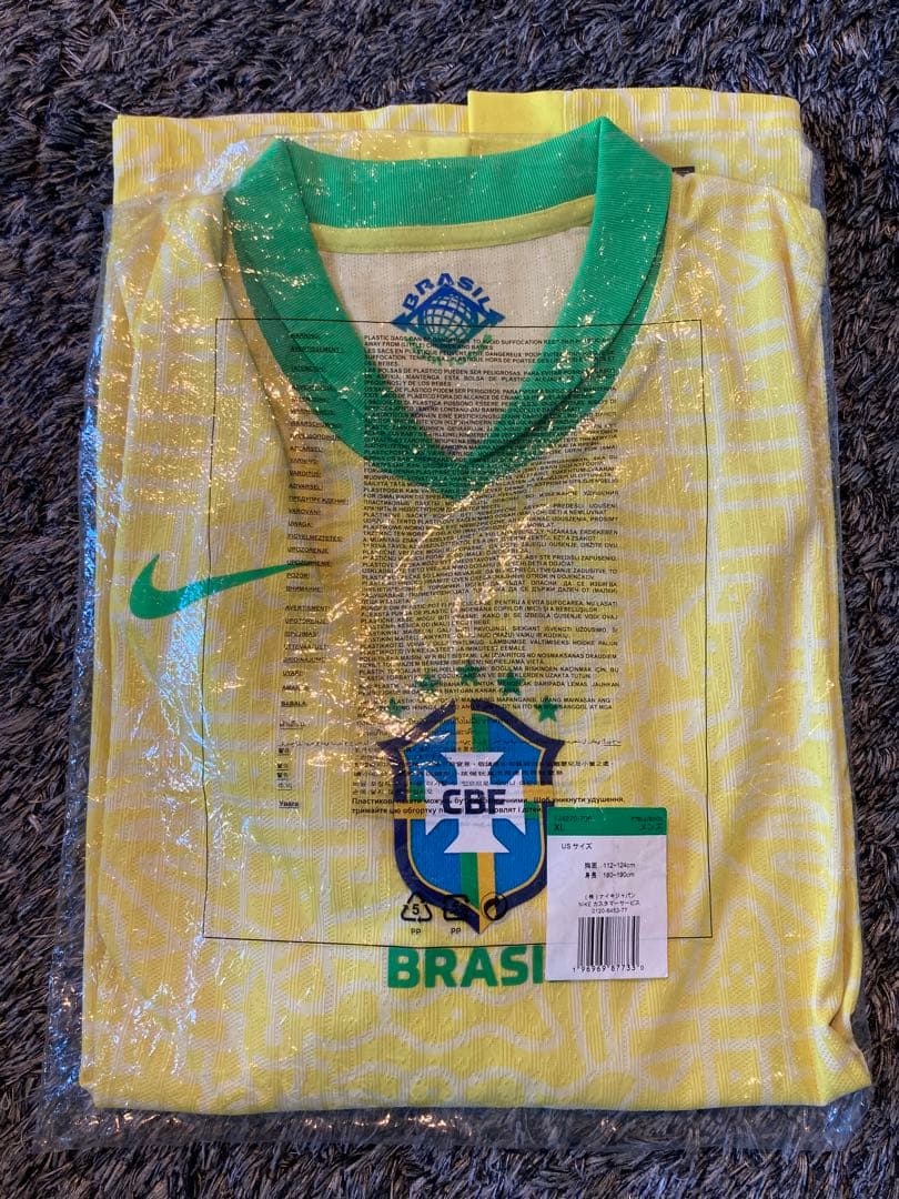 【新品未使用】Nike正規品 ブラジル代表 オーセンティック　ユニフォームXL