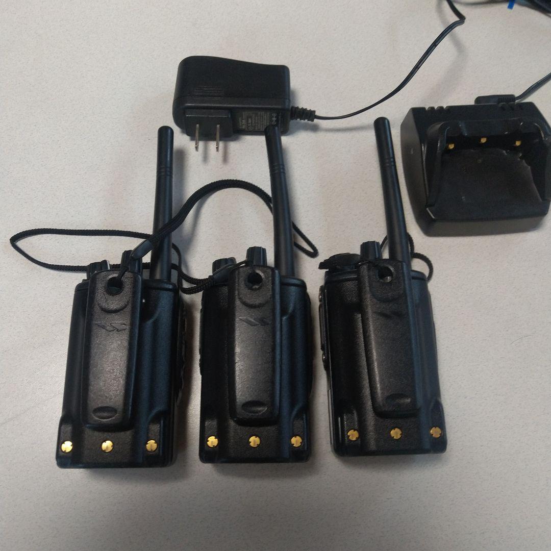 みつお VXD20 デジタル 簡易無線 スタンダード 3台セット 充電器