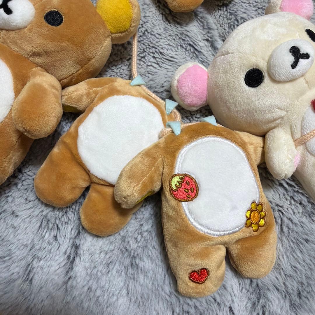 d*2様 リラックマ ぬいぐるみガーランド 「リラックマはきぐるみなんです」テー