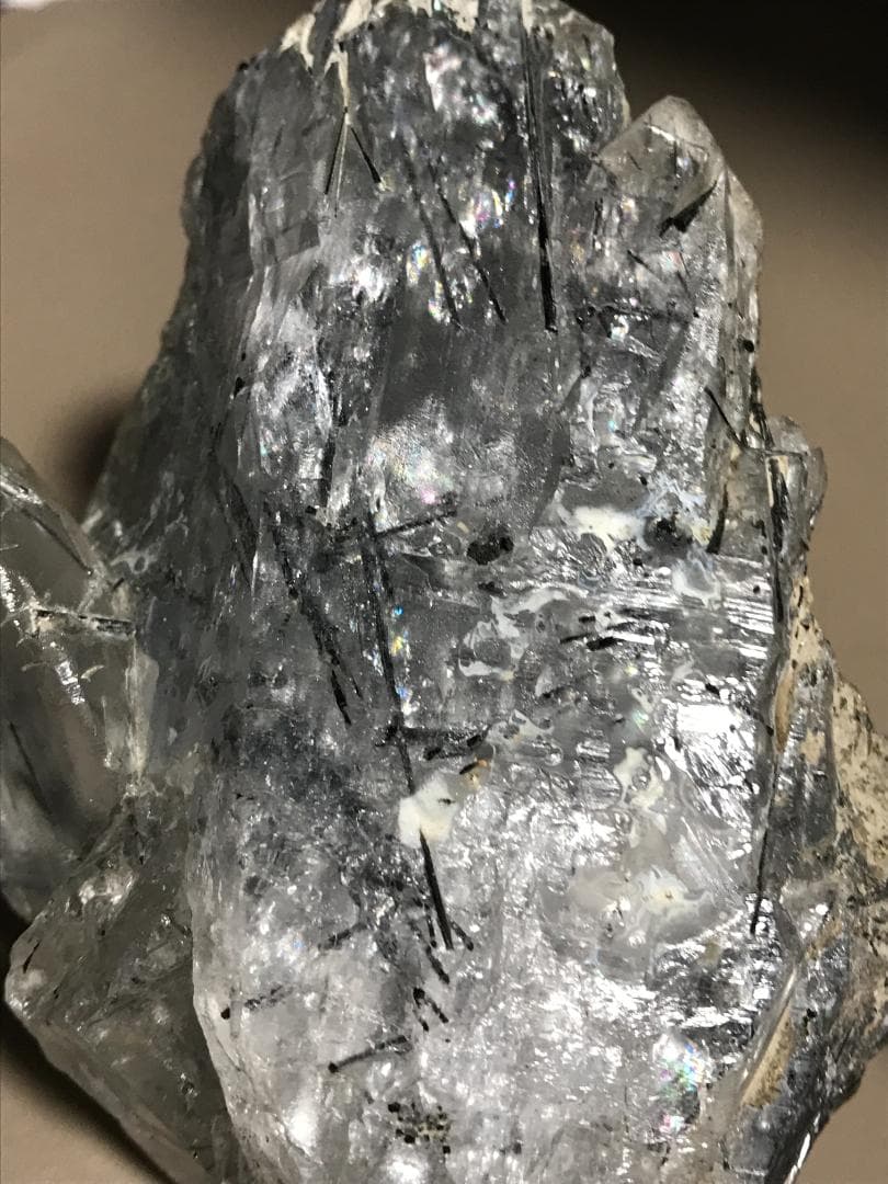 ヒマラヤ水晶　ブラックトルマリン入り水晶