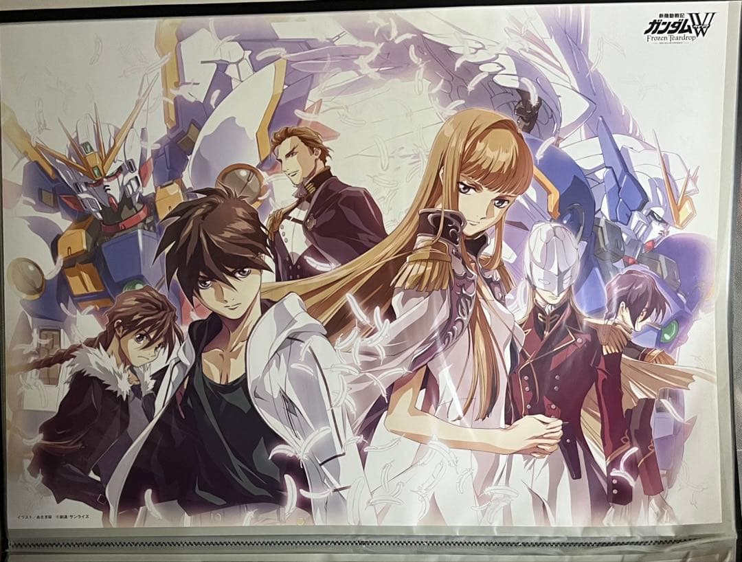新機動戦記ガンダムW　フローズン・ティアドロップ　あさぎ桜　ポスター　非売品