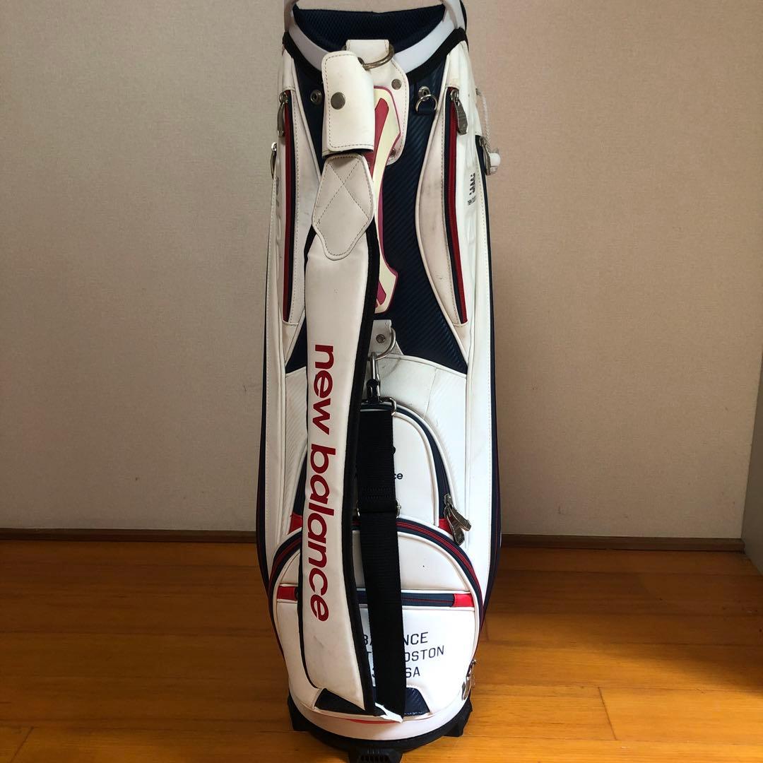 new balance ニューバランス キャディバッグ ホワイト フード無し