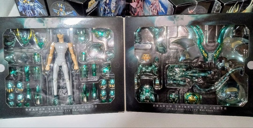 聖闘士聖衣神話 神聖衣 10thアニバーサリーエディション 星矢氷河紫龍瞬一輝