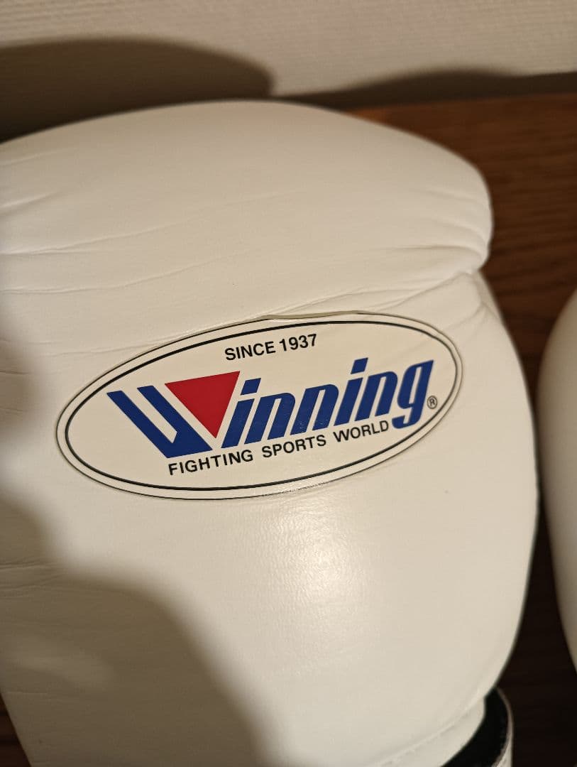 Winning ボクシンググローブ 8oz ホワイト　美品　正規店購入