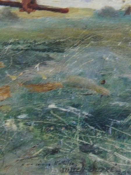 ジュリアン・デュプレ、干し草を集める女、希少な額装用画集より