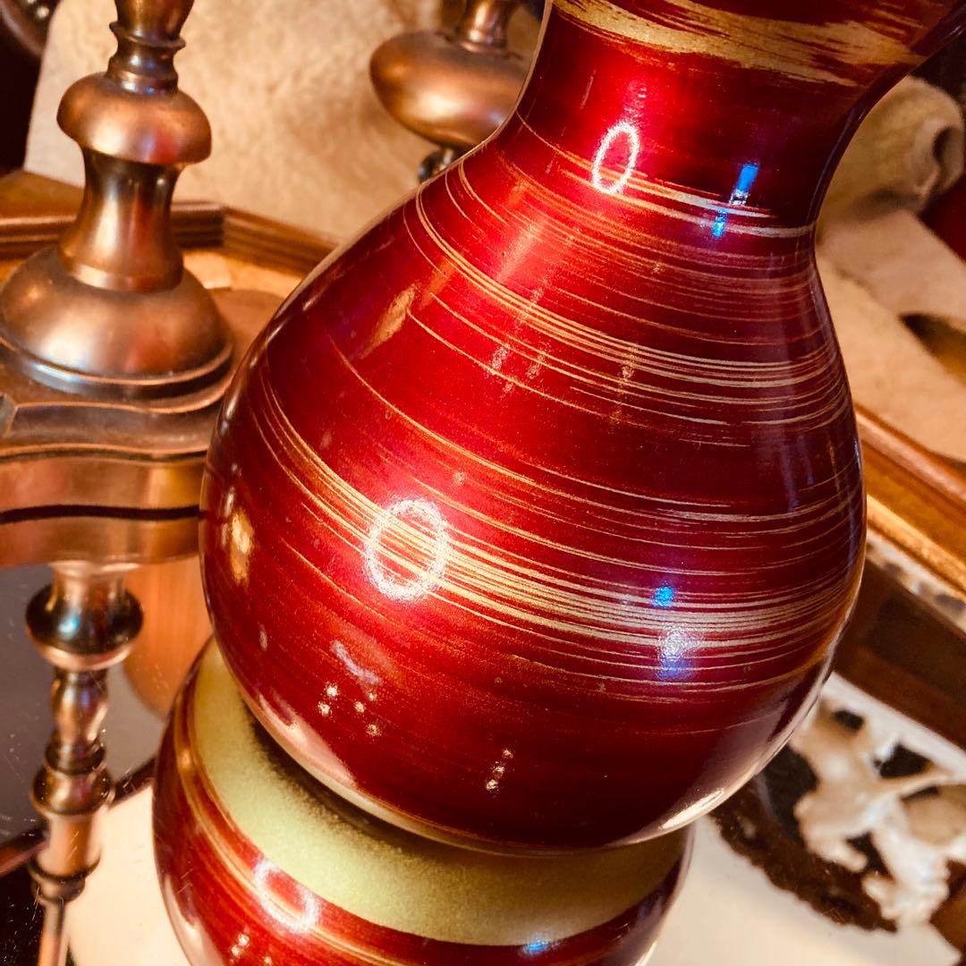 湯布院アンティーク 【美品】イタリア製 IVV社　フラワーベース スタンドガラス