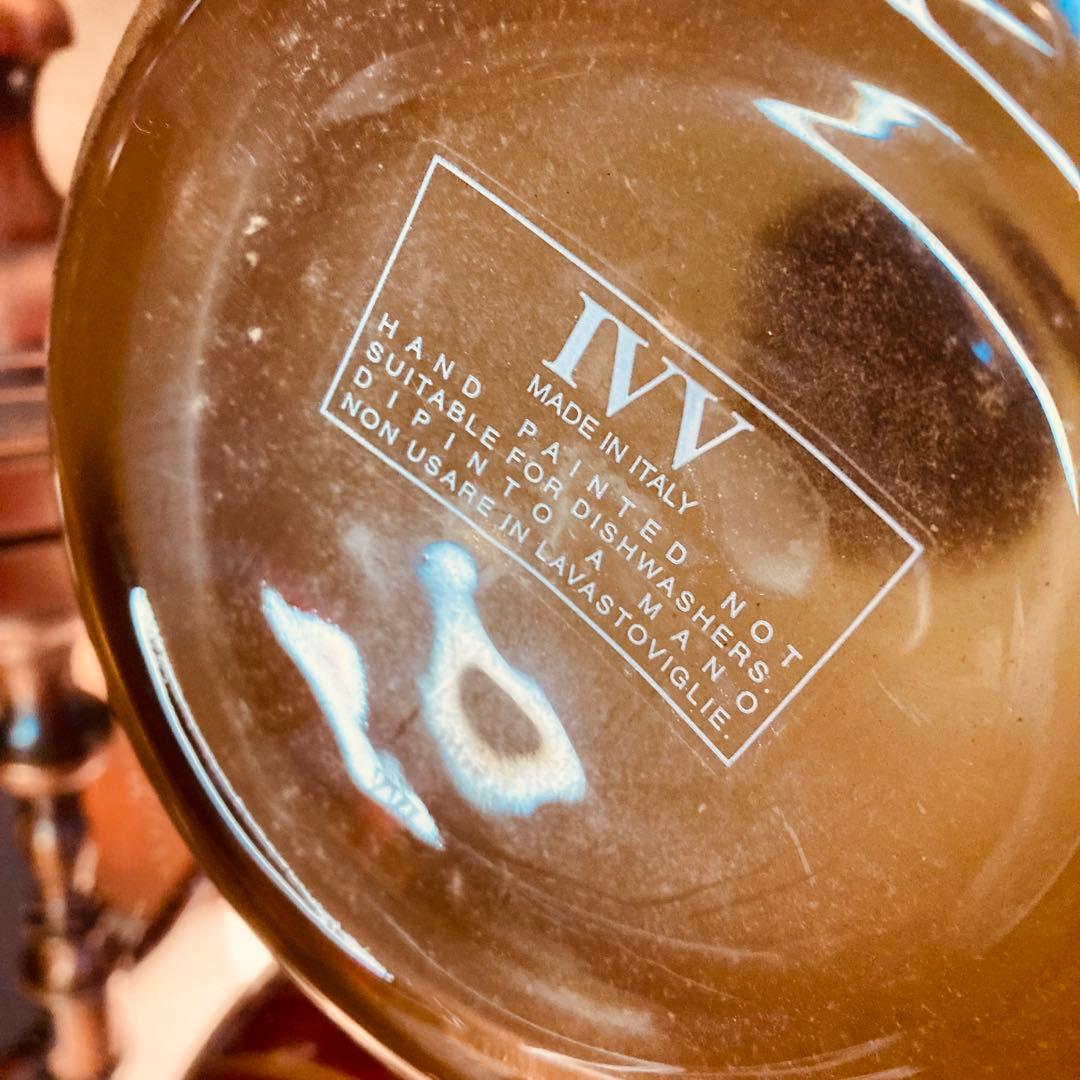 湯布院アンティーク 【美品】イタリア製 IVV社　フラワーベース スタンドガラス