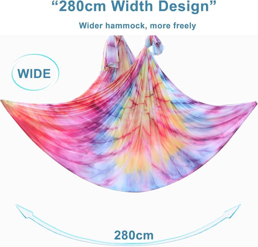 【綺麗なデザイン】‼️超人気‼️エアリアルヨガハンモック3点セット‼️