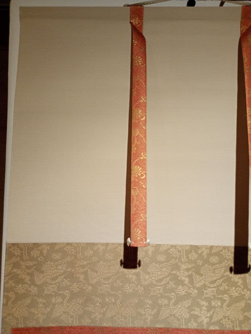 【茶道具】大徳寺 立花大亀和尚筆　富士山画賛「東波天高雲自去来」正月 軸C103