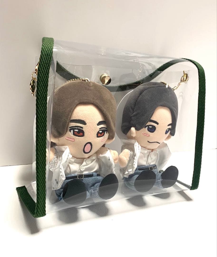 yt　ちびぬいポーチ　お座りタイプ2体用　ベージュ　サイズ変更　なにわ男子