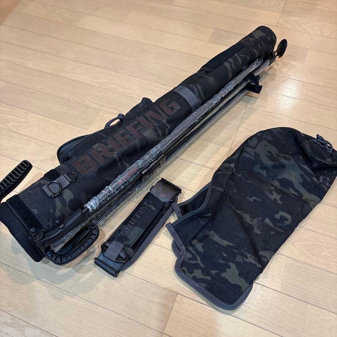 【稀少】BRIEFING セルフスタンドキャリー　マルチカムブラック