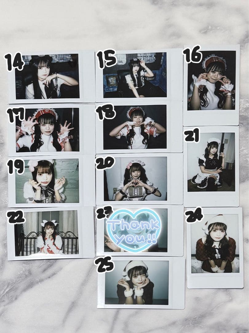 心花りり　全38枚チェキセット