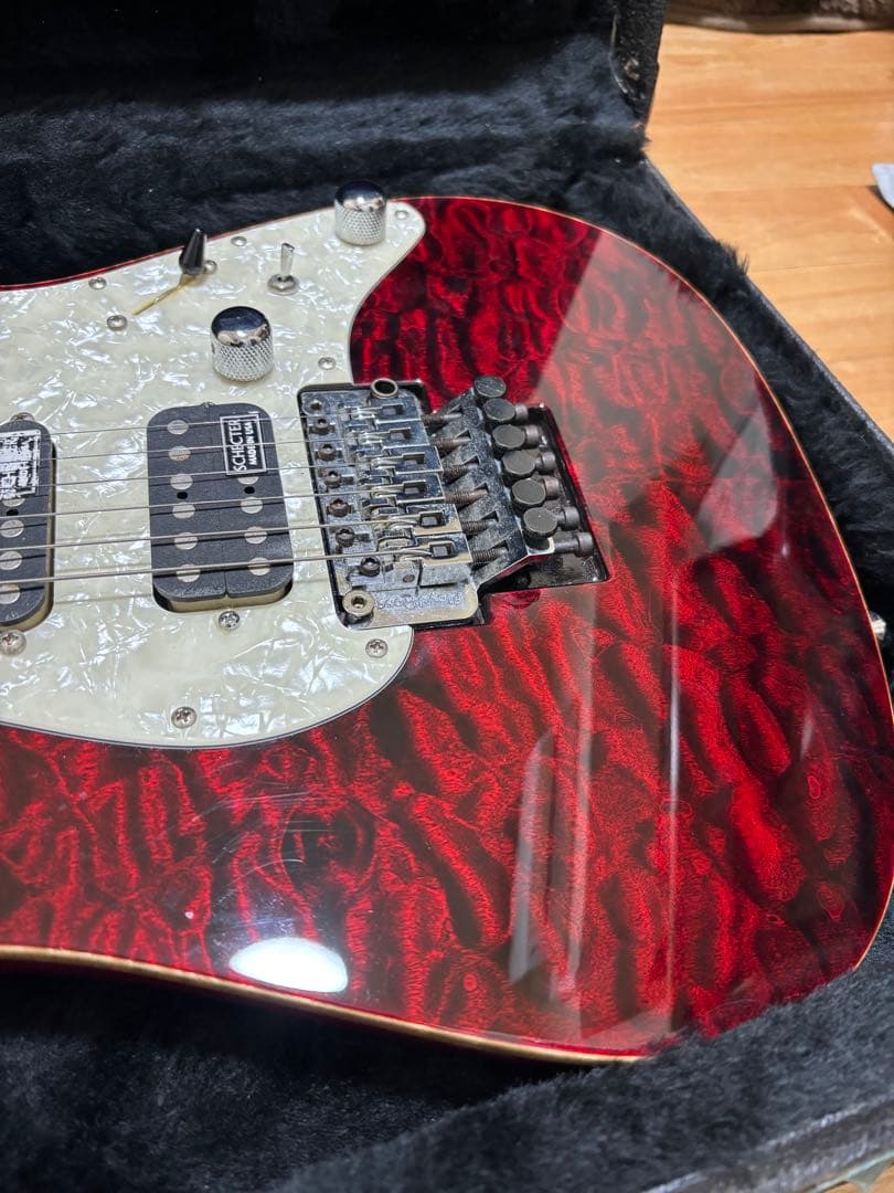 シェクター　ギター　EX-V-CTM-FRT