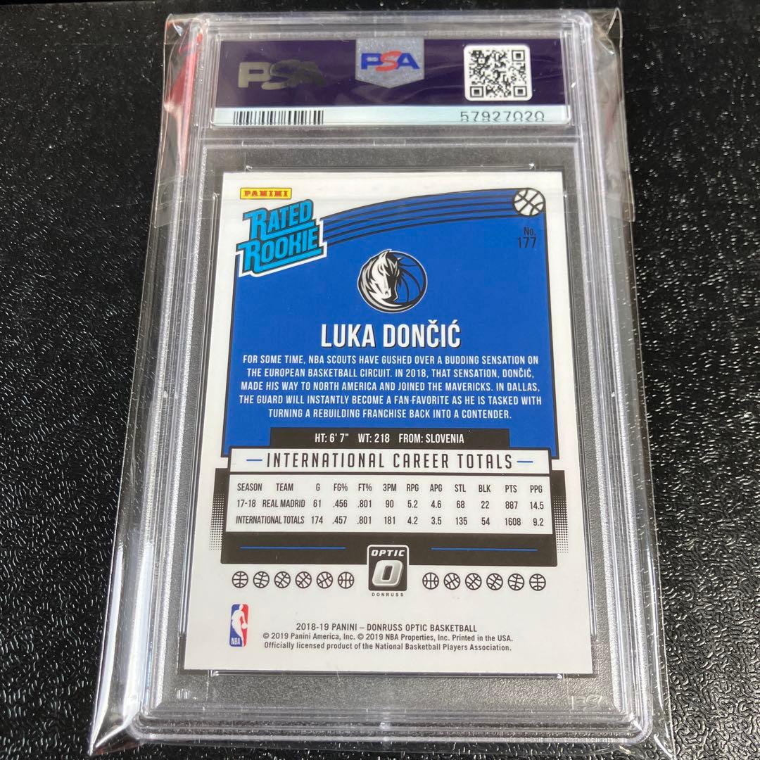 NBA カード Donruss Optic Luka Doncic PSA10