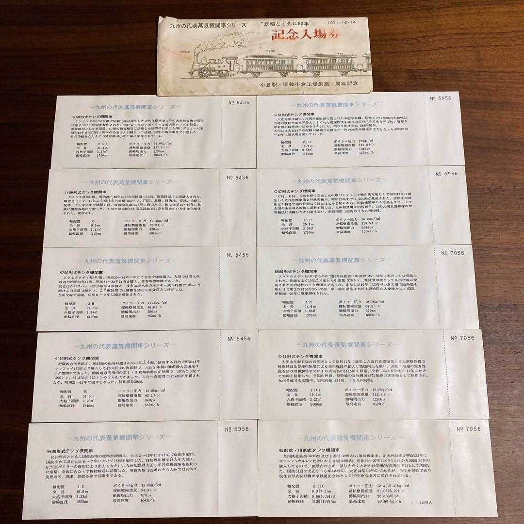 【激レア】鉄道 蒸気機関車関連 切符