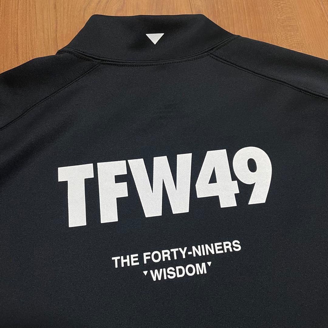 TFW49 モックネック　Tシャツ ブラック　4 junhashimoto