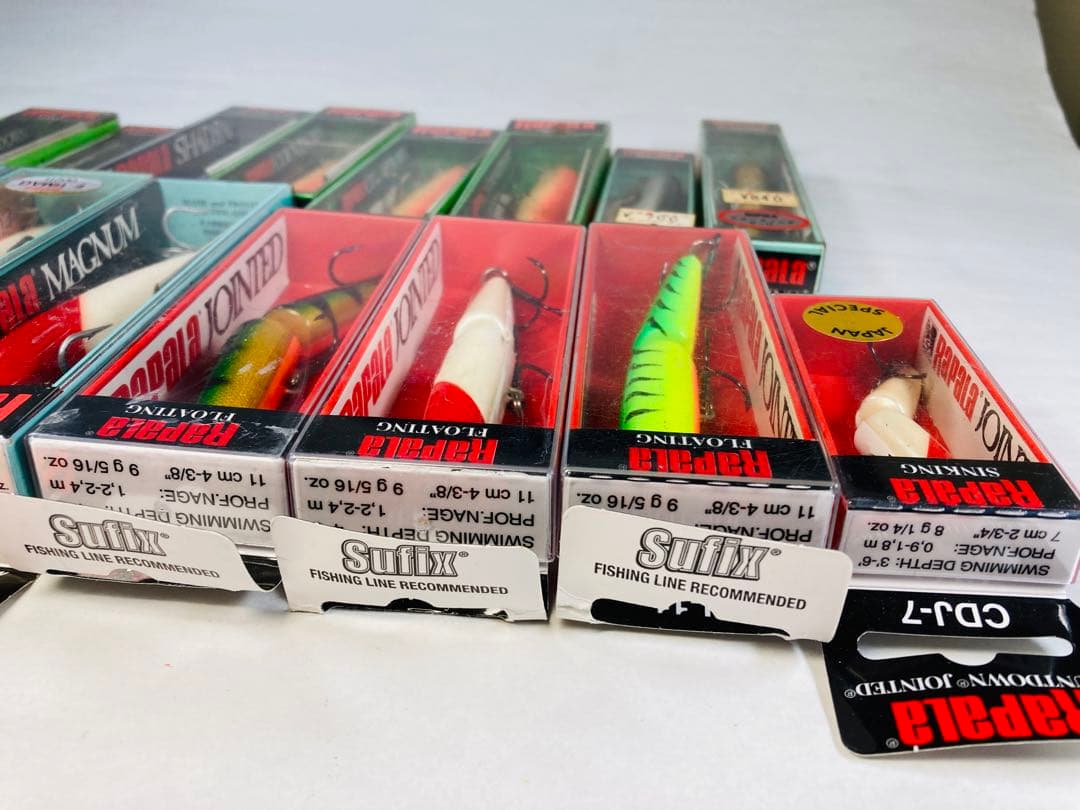 【Rapala】バス釣り引退 ラパラ ルアーセット 18個