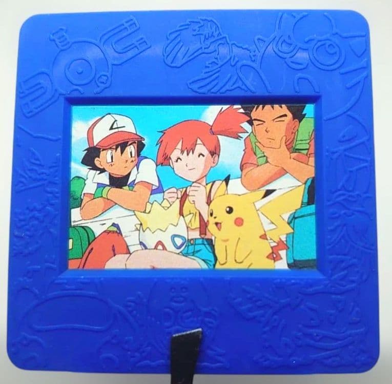 Meiji ポケモン ピクチャーフレーム　ピカチュウ　トゲピー　サトシ　カスミ