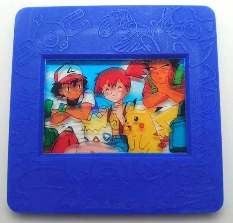 Meiji ポケモン ピクチャーフレーム　ピカチュウ　トゲピー　サトシ　カスミ