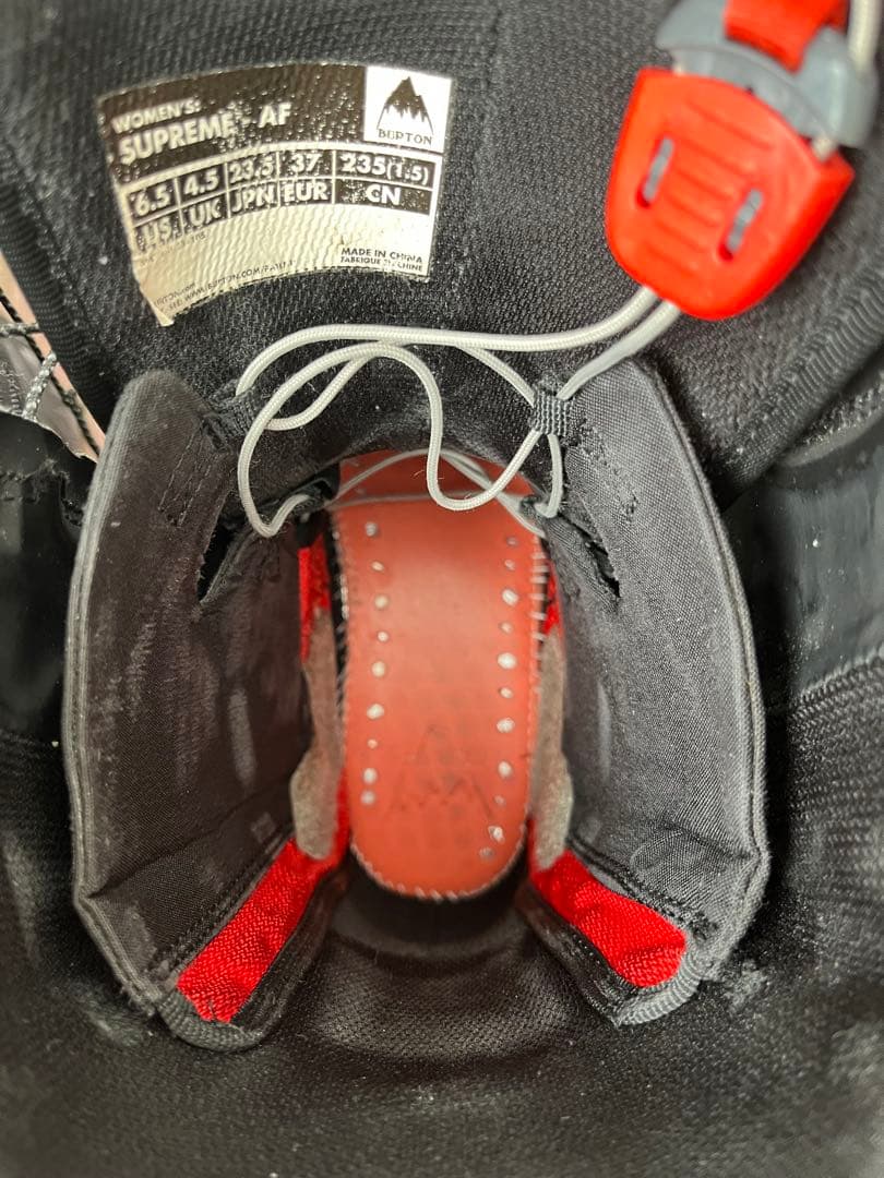 【美品】Burton 最上級 スノーボード ブーツ supreme 23.5