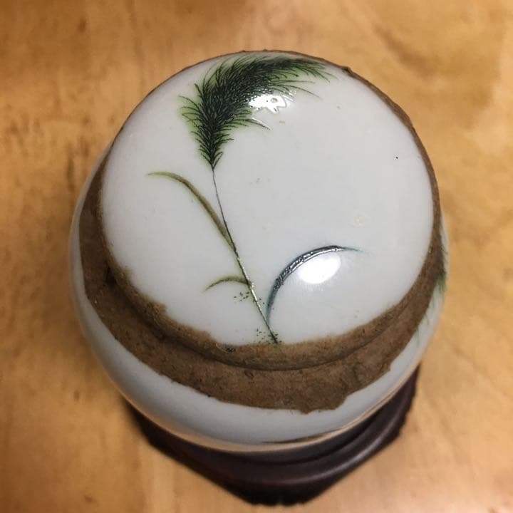 茶缶 粉彩 茶膏 清時代 中国美術 乾隆