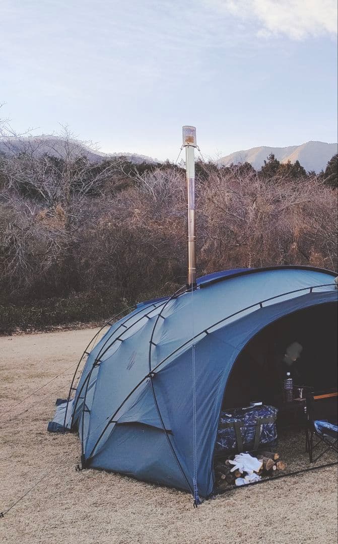 だいぱんだ様　シェルターGH　チャコール　ベスティビュール 薪ストーブ加工