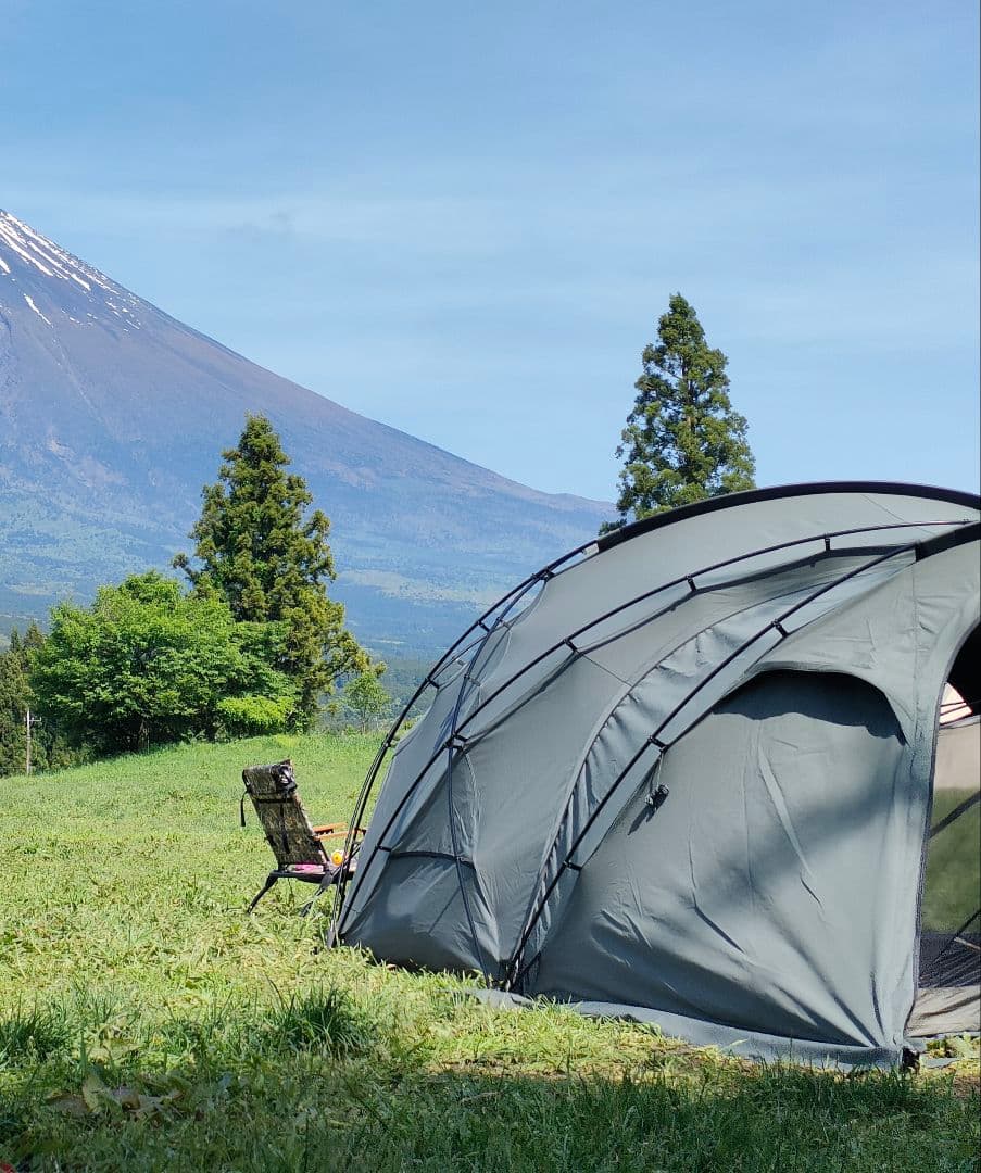 だいぱんだ様　シェルターGH　チャコール　ベスティビュール 薪ストーブ加工