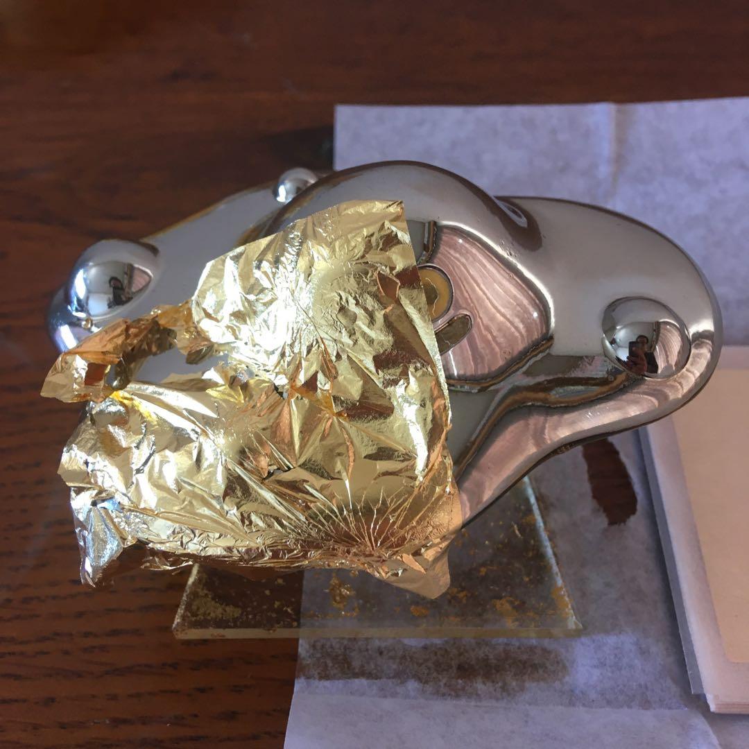 特製　24金　純金箔貼り仕上げ　はぐれメタルL　メタリックモンスターズギャラリー