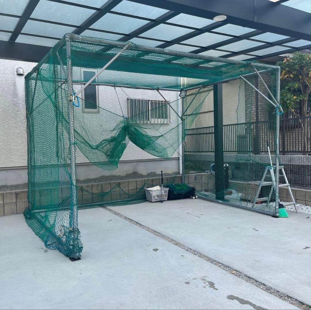 【引取限定】超大型バッティングネット ゲージ おまけ 超得 兵庫 野球 ゴルフ