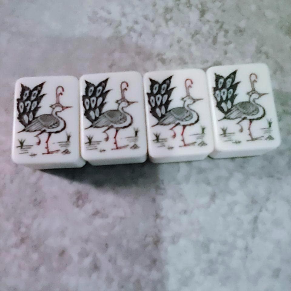 ★虎牌★春夏秋冬★背黒（希少カラー・激レア）麻雀牌　高級麻雀