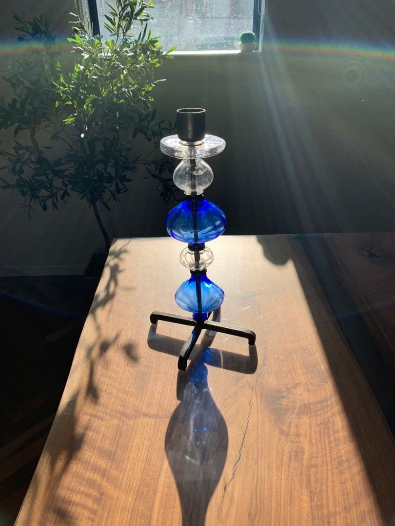 エリックホグラン　キャンドルホルダー　4連 大型　十字脚　北欧ビンテージ