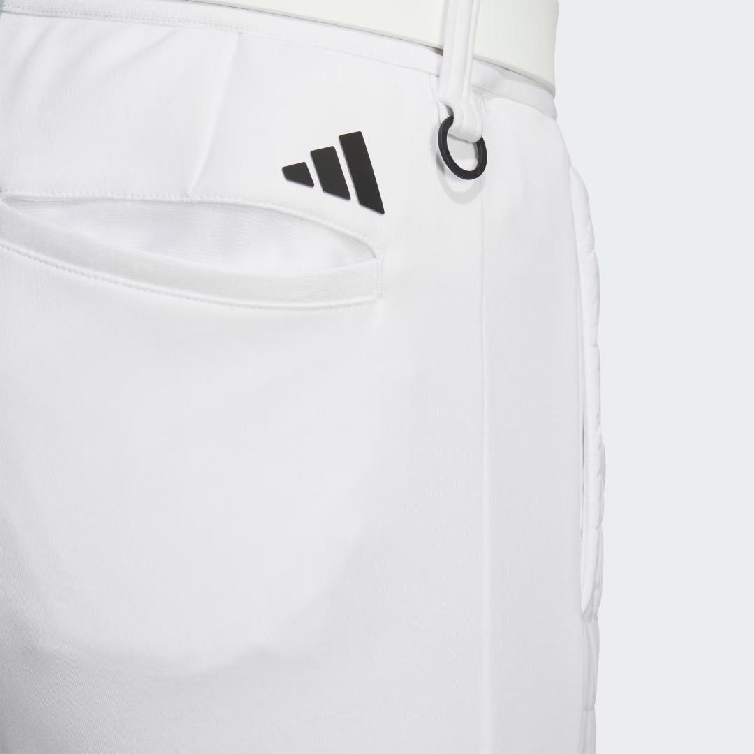 【XL】定価37,400円 アディダスゴルフ 保温 中綿 キルト セットアップ白