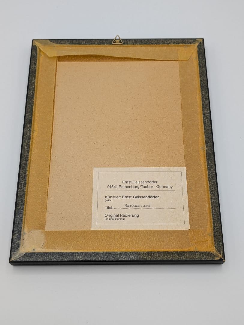 ドイツの E. Geissendorfer作 ローテンブルク 時計塔