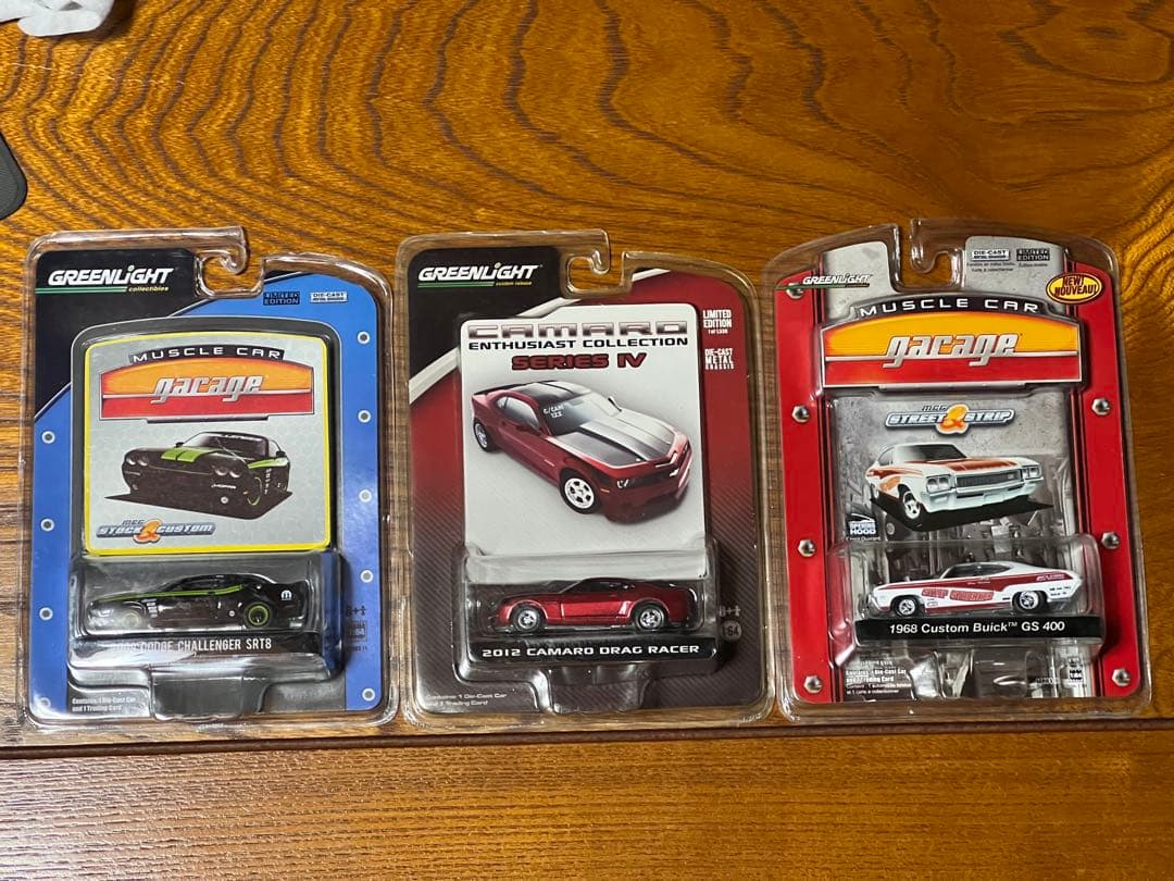 GREENLIGHT　1/64　カマロ　チャレンジャー　ビュイック　3台セット