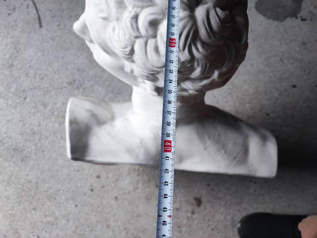 古代ギリシャ風 ホワイトバスト彫刻　石膏像