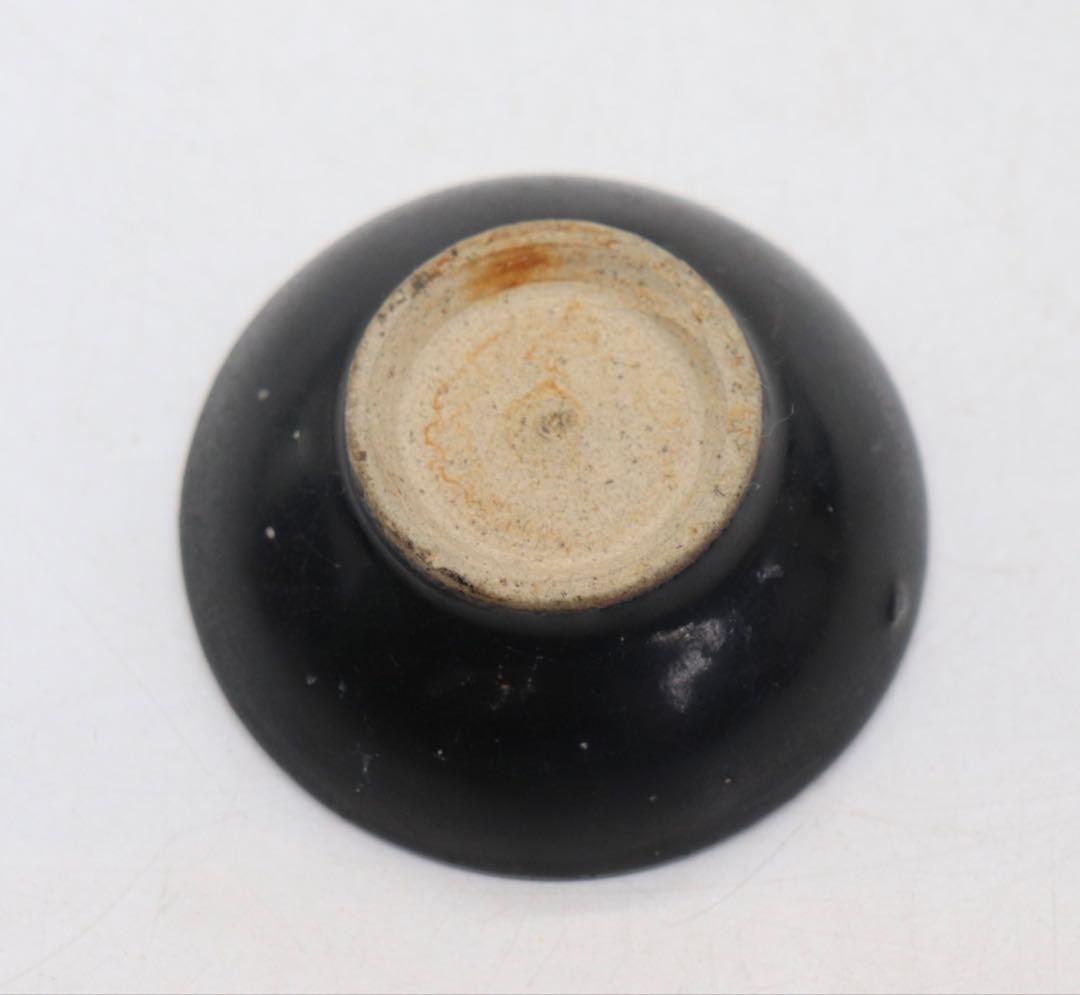 中国　木の葉天目小碗　吉州窯　送料込み250330