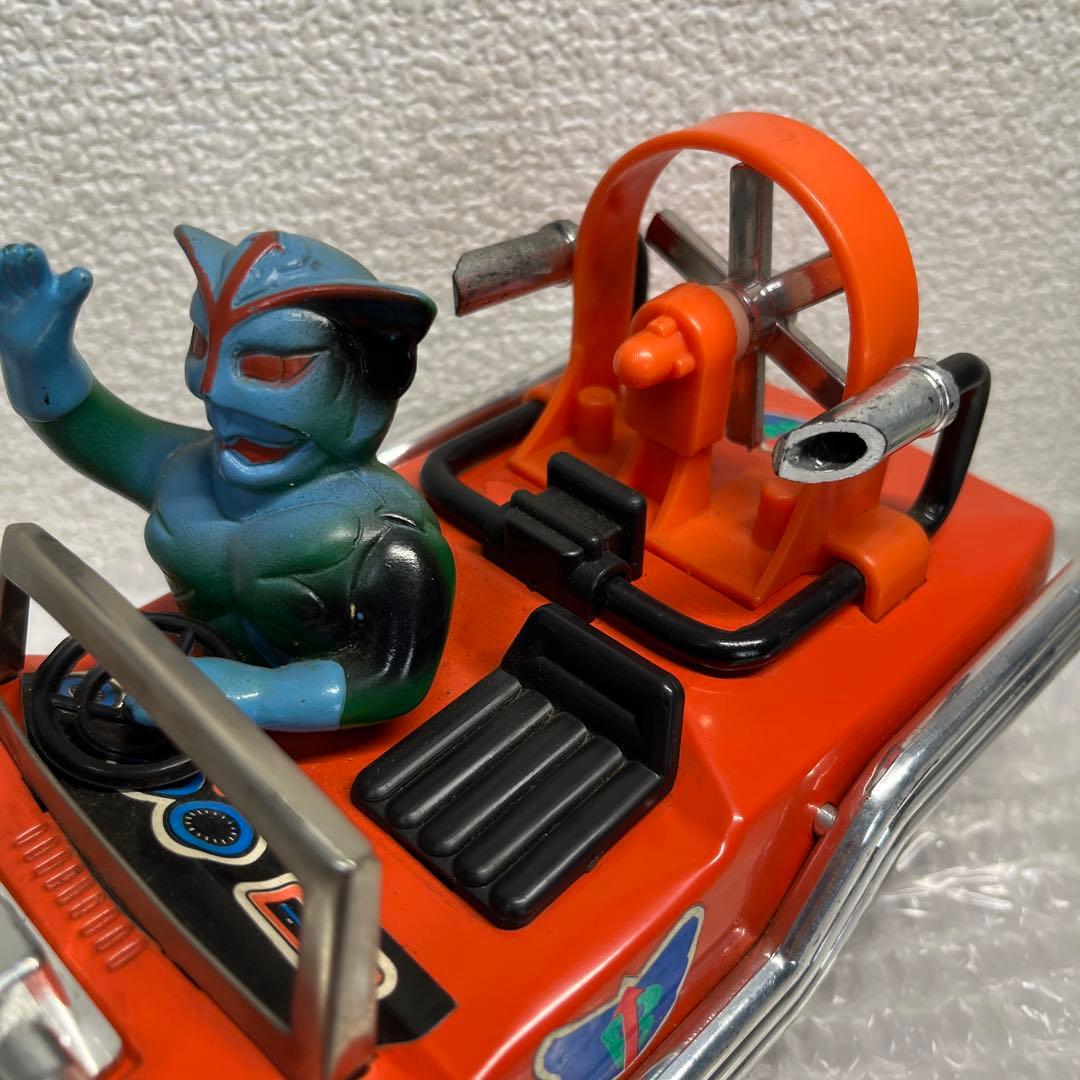 ⚠️美品　当時物　走る！マッハロッド　ブリキ　超人バロムワン　ボップ　ポピー製