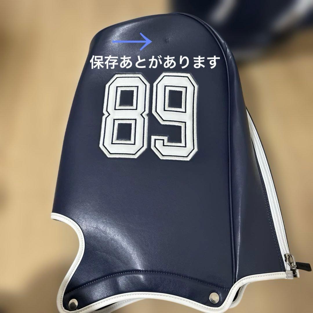 エンドリケリー　パーリーゲイツ　キャディーバッグ　ネイビーホワイト