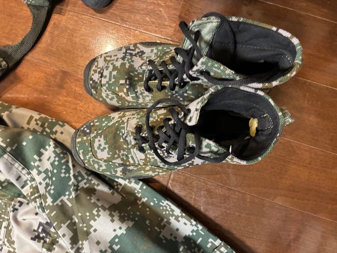 中国人民解放軍　07式　林地迷彩　フルセット