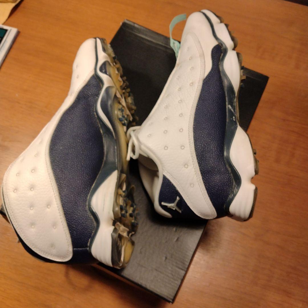 Jordan13 ホワイト/ネイビー スニーカー